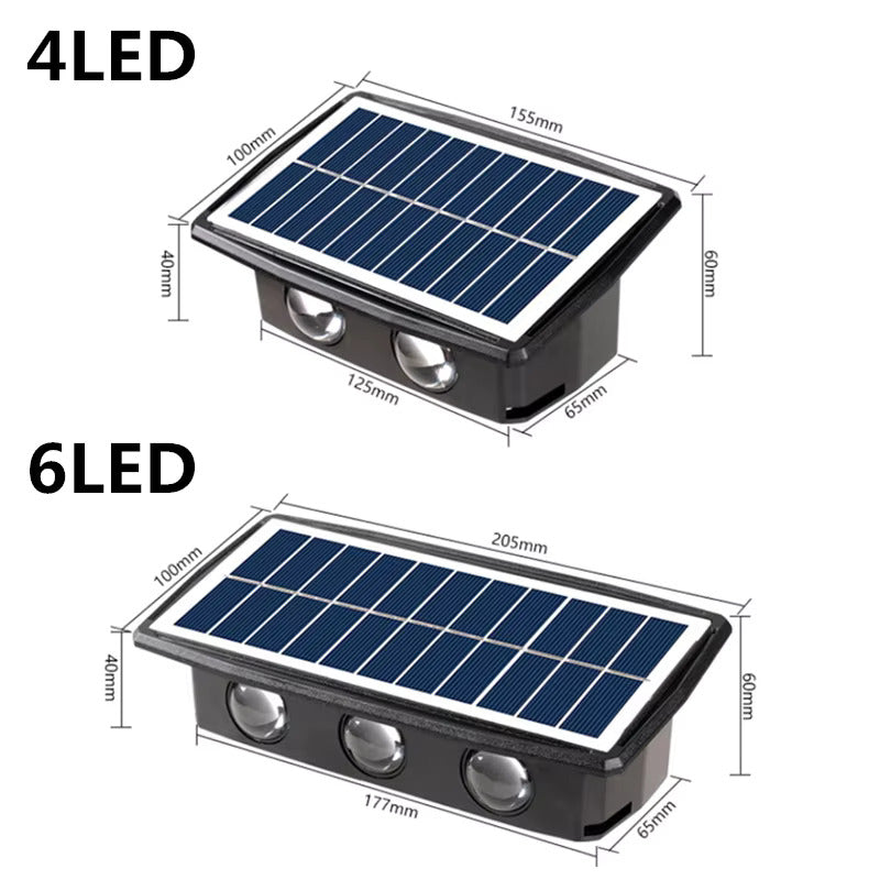 LUMARO Solarny Kinkiet Ścienny