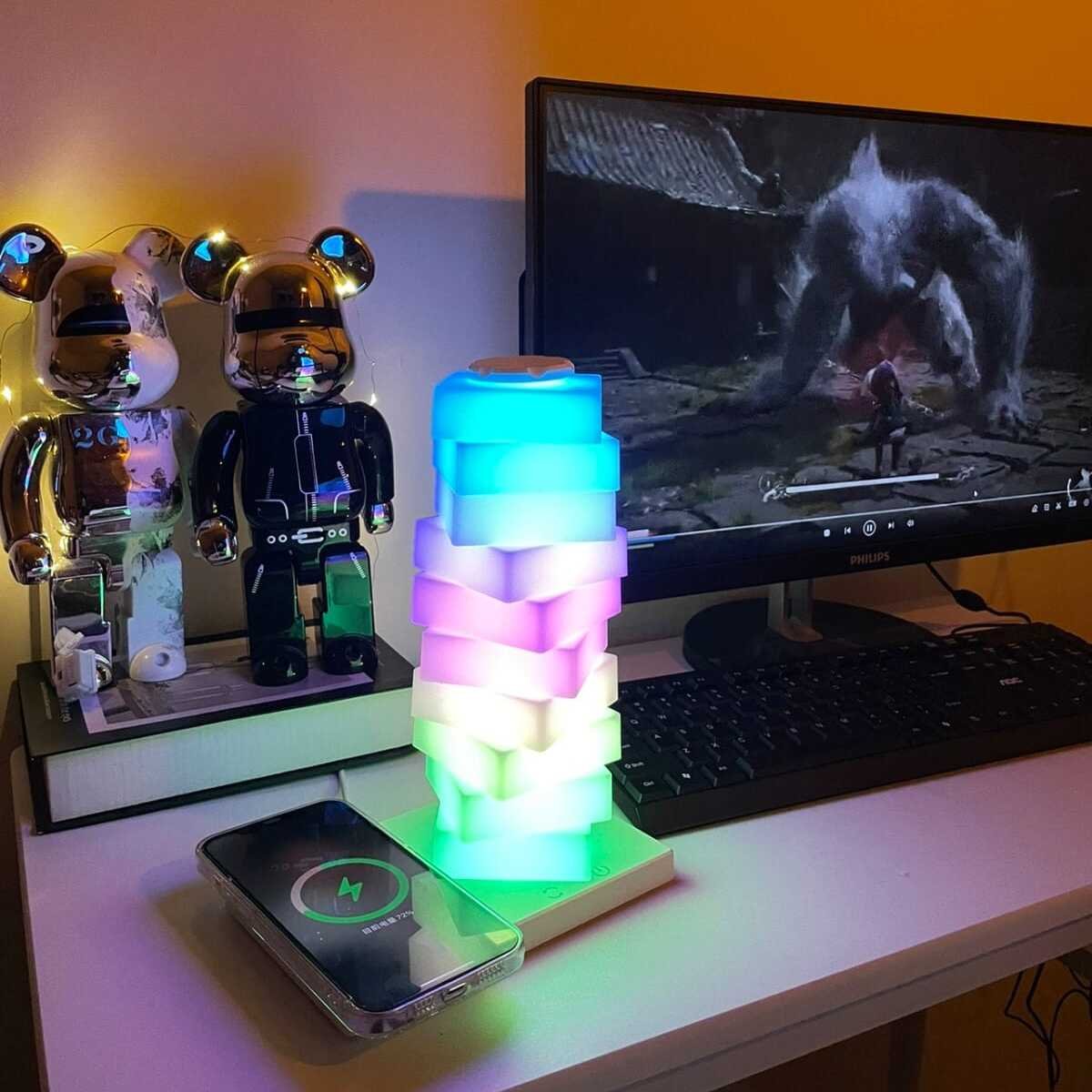 LUMARO Kolumna Światła LED
