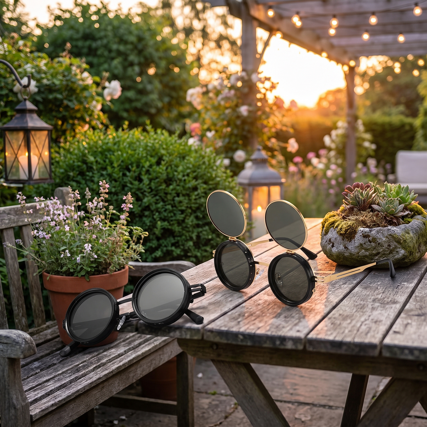 ShadeShift™ Okulary przeciwsłoneczne w aranżacji lifestyle