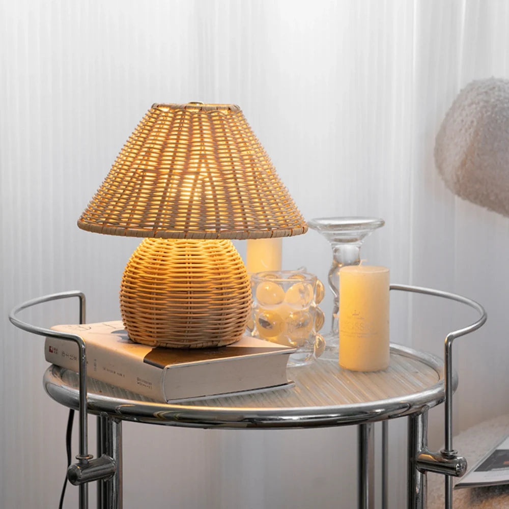 LUMARO WeaveCraft Lampa Bambusowa