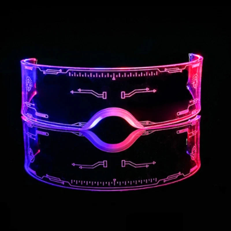 LUMARO Okulary Neonowe LED