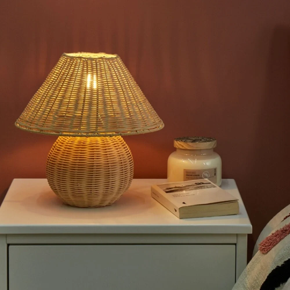 LUMARO WeaveCraft Lampa Bambusowa