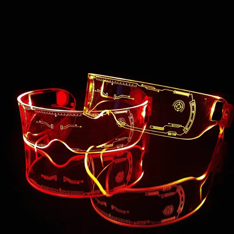 LUMARO Okulary Neonowe LED