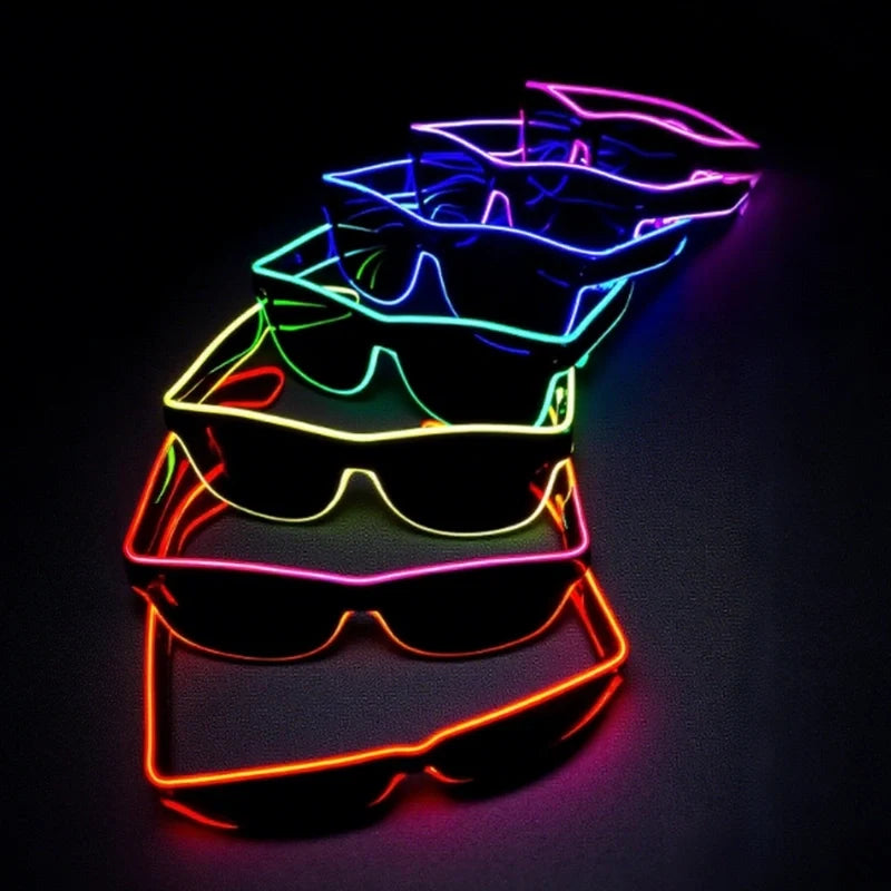 LUMARO Okulary Neonowe LED