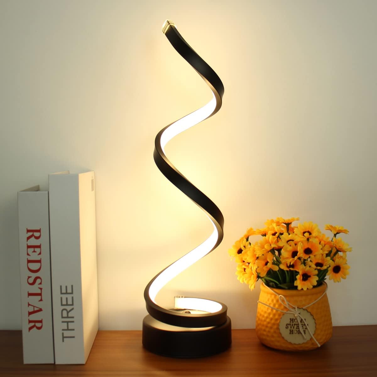 LUMARO Spiralna Lampka Stołowa