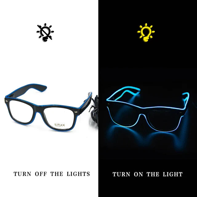 LUMARO Okulary Neonowe LED