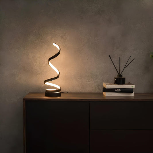 LUMARO Spiralna Lampka Stołowa