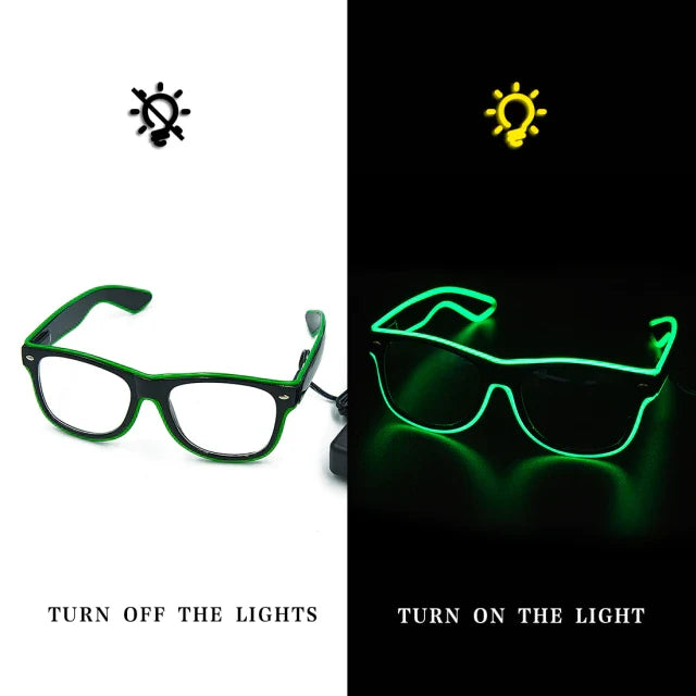 LUMARO Okulary Neonowe LED