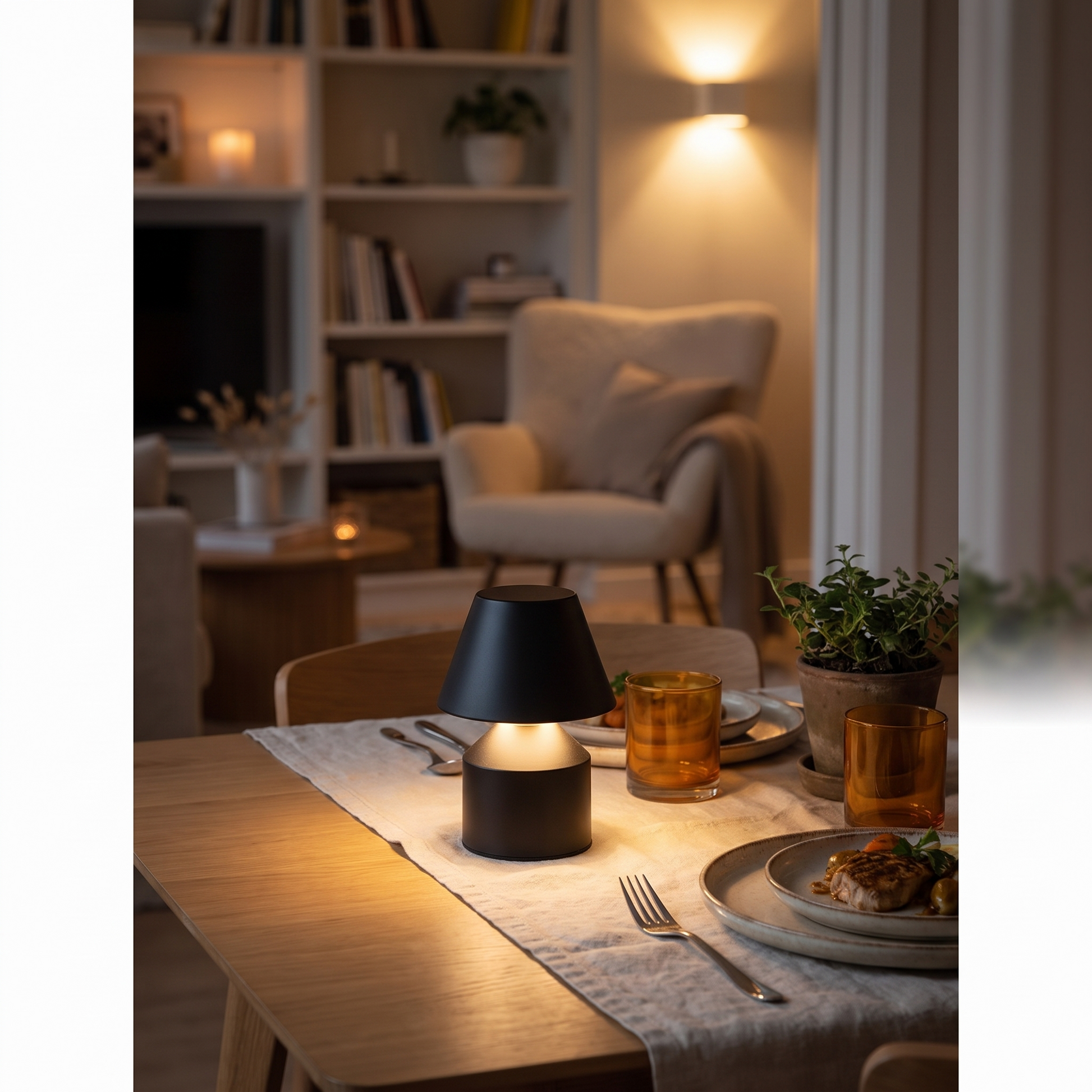 Oblo™ Lampa stołowa w aranżacji lifestyle