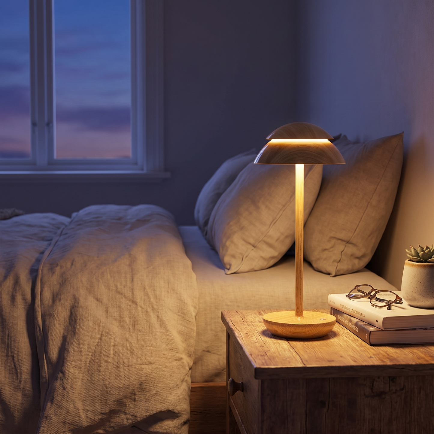 Świecąca lampa prestige w aranżacji lifestyle