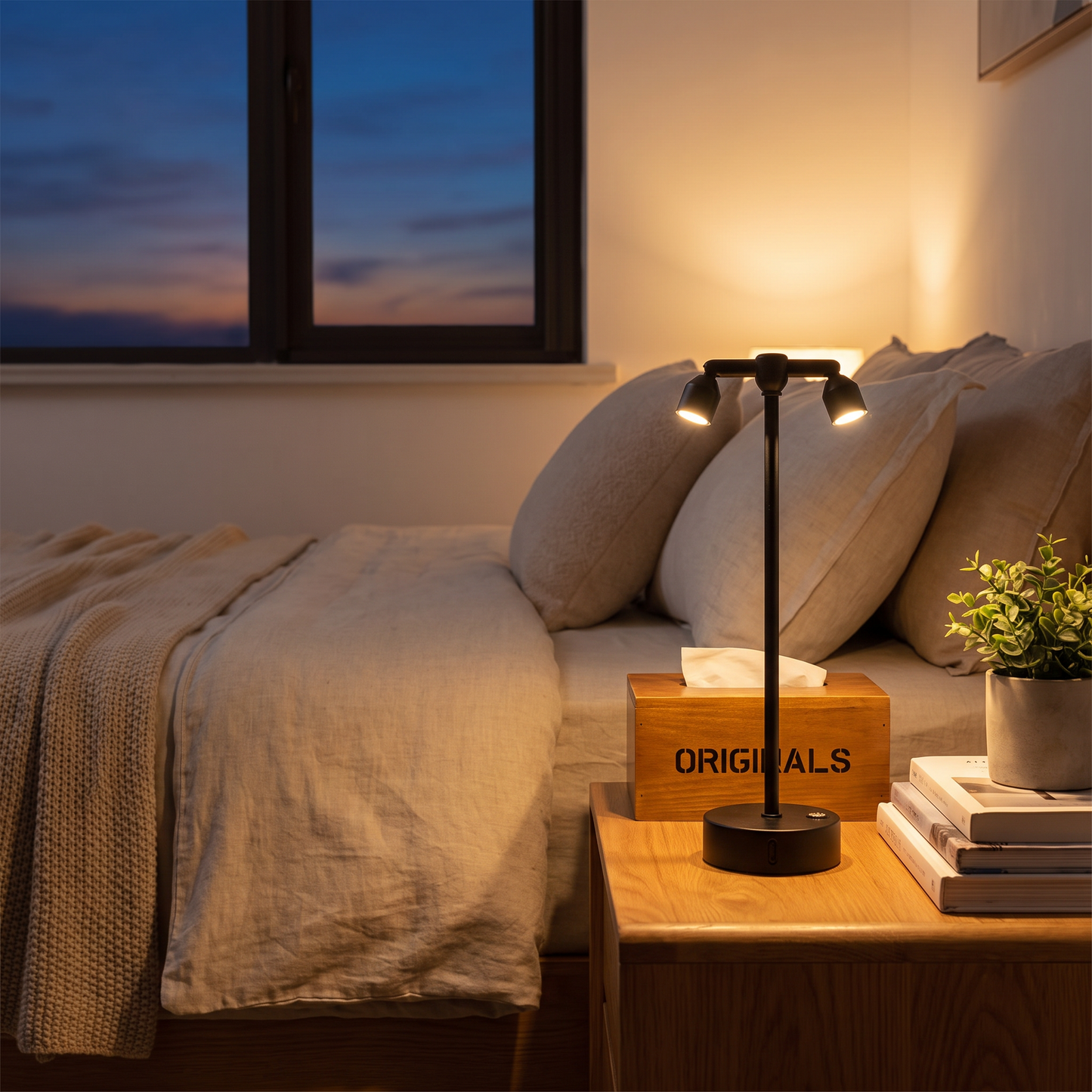 FlexSpot™ Lampa stołowa w aranżacji lifestyle
