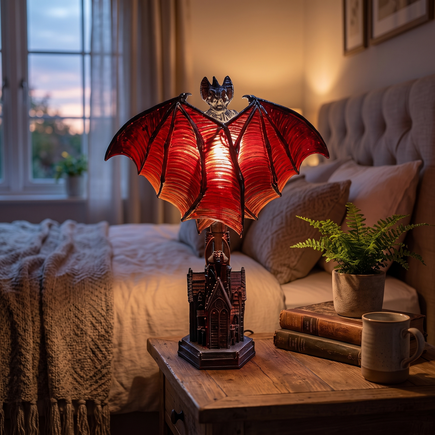 Vampyra™ Lampa nietoperz w aranżacji lifestyle
