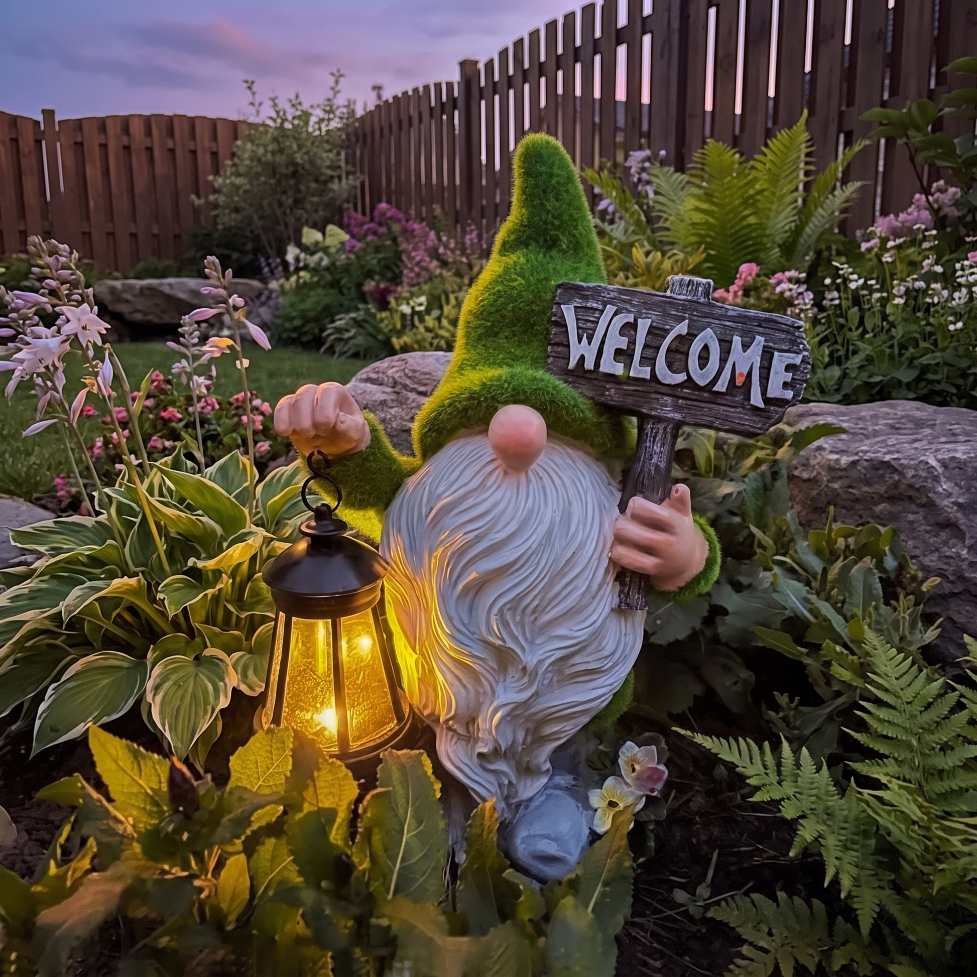 GlowGnomes™ Strażnicy ogrodu w aranżacji lifestyle