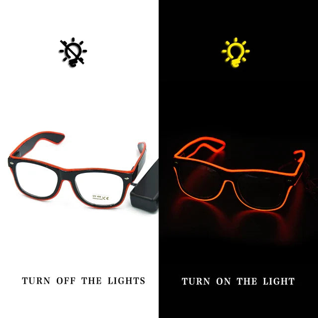 LUMARO Okulary Neonowe LED