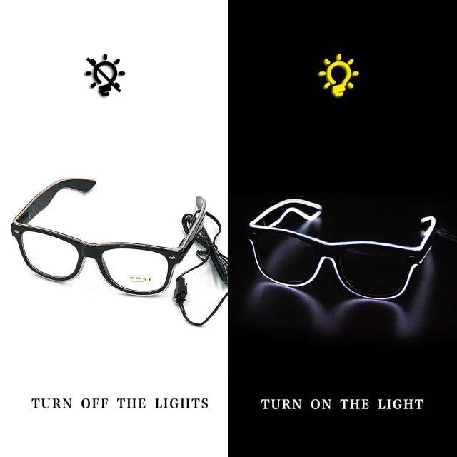 LUMARO Okulary Neonowe LED